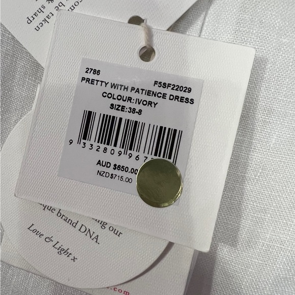 Sass & Bide Pretty In Patience Mini Dress in Organic Linen - Picture 4 of 4